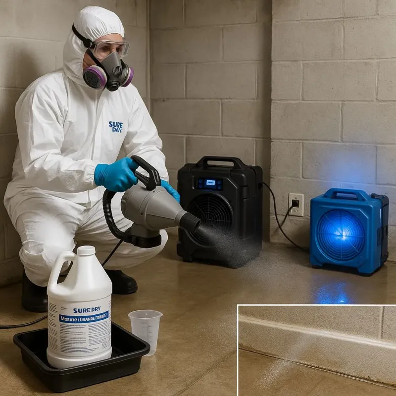 Sanitization and Odor Removal process in Eastpoint, FL